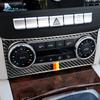 Скорость полета для Mercedes Benz C Class W204, аксессуары 2011-2013, углеродное волокно, внутренняя крышка управления кондиционером автомобиля