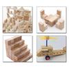 10 Штук Квадратные Деревянные Блоки Кубики Украшения для Поделок DIY Изготовление Пазлов