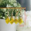 Stylish Lemon Shaped Dangle Earrings Sunny Citrus Earrings Adornment Personalized Ear Hooks Dangle Ear Rings Ornament