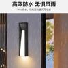 Outdoor Wall Lamp LED Black Lighting Exterior Light Fixtures AC110 220V Porch Lights Wall Mounted Garden Lamp for Patio Entryway