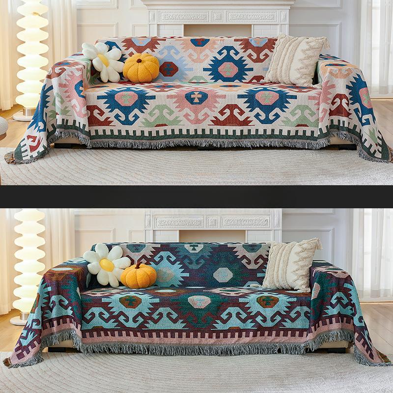 Полотенце для дивана, зимний универсальный чехол, тканевый, полностью покрытый, чехол для диванной подушки, одеяло, одноместное, три, четыре сезона, универсальное