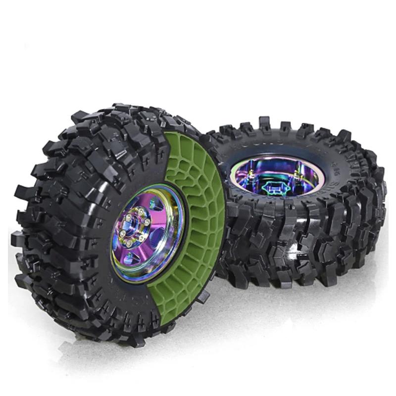 4pcs Silicone Rubber Insert Foam Fit 118-122mm (4.75" OD) 1.9" Wheel Tires for 1/10 RC Crawler Rigs TRX4 SCX10 Capra TF2 GEN8