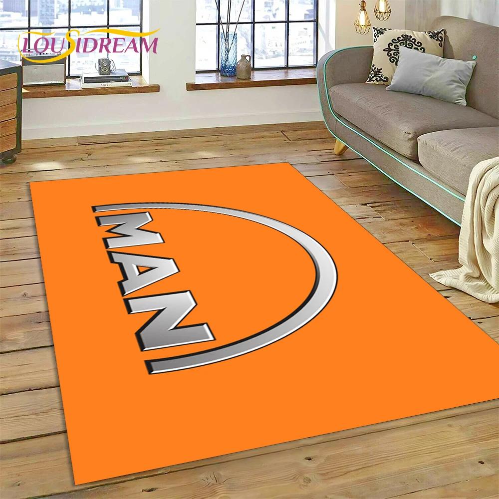 Ковер с 3D-печатью Логотип Грузовика для Спальни, Гостиной, Дома, Декора Дивана, Детских Игр, Большой Декор, Напольный Коврик, Подарок