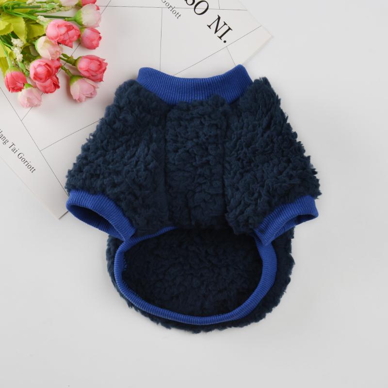 Зимняя одежда для собак Флисовая одежда для щенков для маленьких собак Осеннее мягкое теплое пальто для домашних животных Куртка Удобный костюм для щенка Йорки Чихуахуа Французский бульдог
