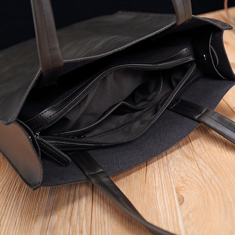 Мужская сумка, повседневная трендовая сумка через плечо большой емкости, вертикальная большая сумка, мужская сумка в стиле ретро