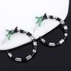 Серьги на Хэллоуин Скелет Змея Эмаль Коралловая Змея Жук Битлджус Серьги-кольца Косплей Костюм для Женщин Девочек
