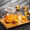Чайник Pokaro Tea большой емкости в этническом стиле, стеклянный чайник, термостойкое стекло, боросиликатное стекло