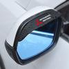 pdsh9 2Pcs Carbon Fiber Car Rearview Mirror Eyebrow Rain Cover for Mitsubishi Eclipse Lancer Outlander Pajero Delica Auto Accessories