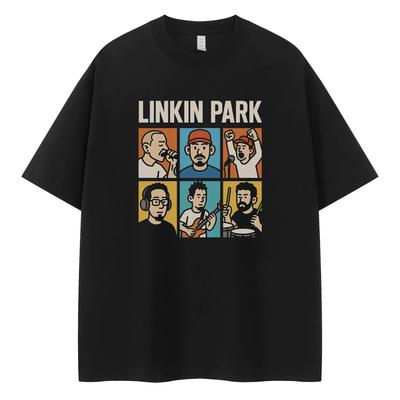 Футболка Linkin Park, Мягкая ткань, Повседневная