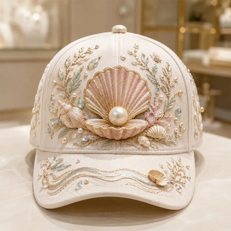 Ocean Creatures Embroidery Cap Embroidery