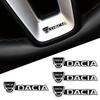 BGS1 3D Aluminum Car Audio Stereo Speaker Badge Emblem Sticker For Dacia Duster Logan Spring Sandero Stepway Dokker Lodgy Jogger MCV