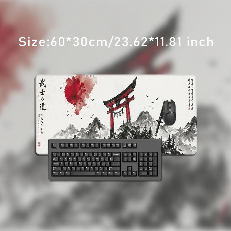 Коврик для мыши Японская катана Игровой printon demand Индивидуальный Компьютерный Домашний Коврик для мыши XXL Нескользящий Ковер Настольный коврик для мыши Коврик для мыши