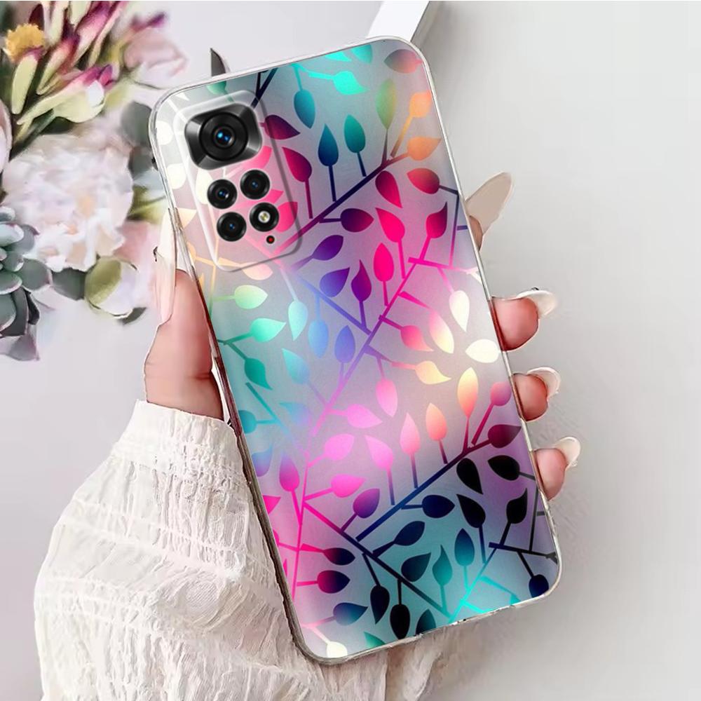 Мягкий чехол из ТПУ для Redmi Note 11 Pro Plus, чехол с рисунком бабочки, силиконовая задняя крышка для Xiomi Redmi Note 11 Note11 Pro 11S