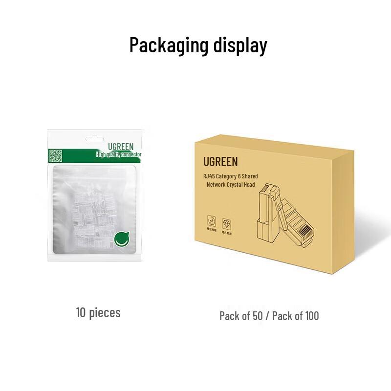 UGREEN Cat6 RJ45 Ethernet Cable Connectors