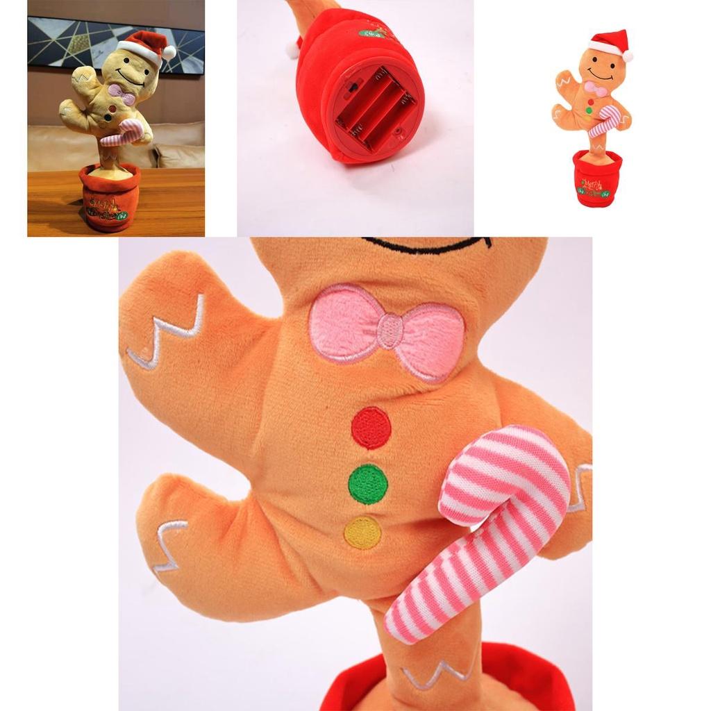 Playful Singing Christmas Doll With Cozy Pp Cotton Ideal For Memorable Gift Giving