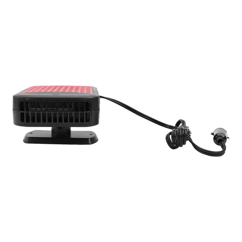 Вентилятор охлаждения 12В Нагреватель разморозки Антикоррозийный дизайн Установка на приборную панель Легко установить Изготовлен из АБС-материала