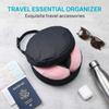 Cylindrical Travel Neck Pillow Bag 600D Oxford Cloth Pillow Hanging Pouch  Camping Trip
