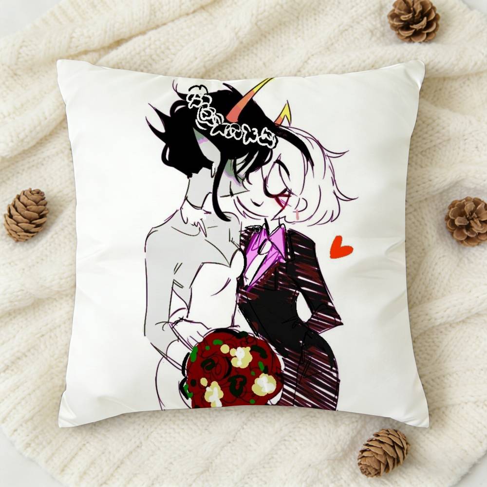 HHomestuck RRosemary Doublesided Printed Square Decorative Cushion Cover for Sofa Living Room Home Decor