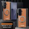 Магнитный чехол для телефона с вращением на 360° для Samsung Galaxy Z Fold 7 6 5 4 Беспроводная зарядка Двухосевая Ударопрочная защита Тонкий чехол