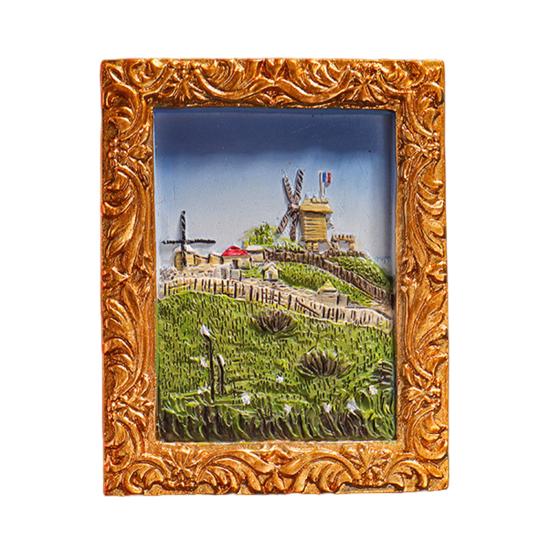 1/3/6 шт. Всемирно известная картина Магнит на холодильник Дом Офис Кухня Шкафчик Холодильник Смола 3D Живопись маслом Искусство Магнитное украшение Орнамент