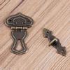 10 Packs Retro Style Bronze Tone Jewelry Case Box Lock Latch Hasp Wooden Box
