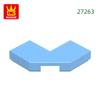 283 шт./лот 2x2 Угловой блок Moc Hue Аксессуары Совместимый с 27263 Кирпич DIY Детская игрушка Детали сборки