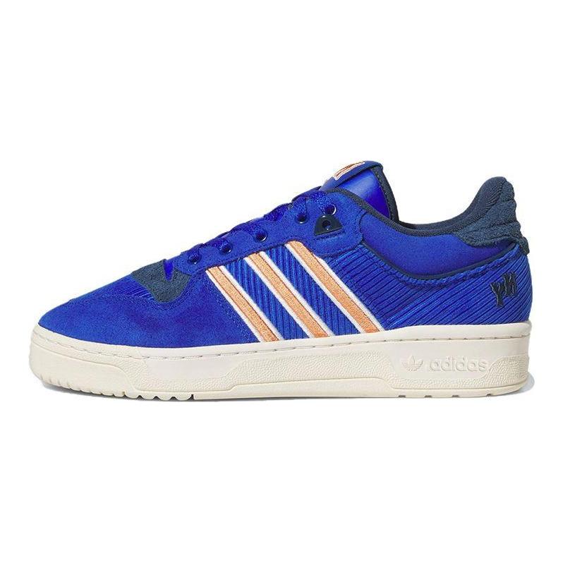 adidas Rivalry Low 86 NYC — синие кроссовки унисекс ярко-синие, дымчато-медные, мелово-белые ID4755