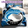 Atalanta BC Football Pattern Bedding,Quilt Set Quilt Cover Pillowcase Home Birthday Gift (1*duvet cover+2*pillowcase,without core)