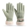 Warm Gloves for Women Plus Velvet Thickened Windproof and Cold Outdoor Cycling Driving Winter Touch Screen Autumn and Winter Gloves