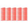 50 Pcs Feather Fletching Light Weight Shield Arrow Fletches DIY Arrow Feathers Fletches for Outdoors Archery Red