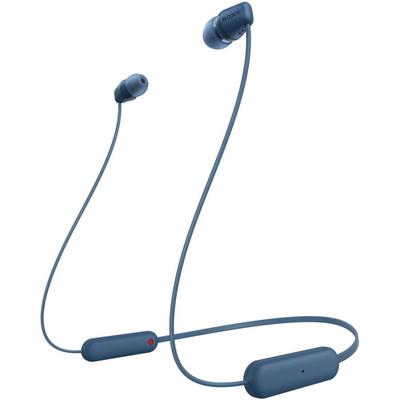 Sony Беспроводные наушники WI-C100: Совместимость с Bluetooth25 часов работыIPX4 Защита от брызгDSEE Оснащен синим WI-C100 LZ Small