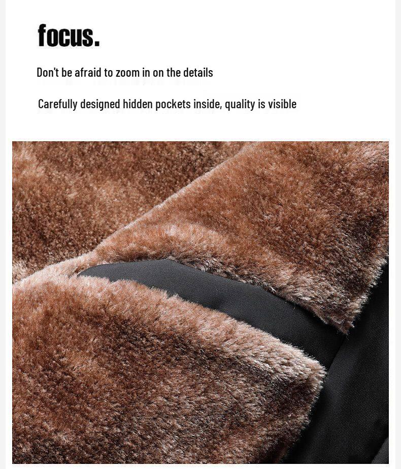 Осенне-зимняя хлопковая куртка для папы большого размера - Свободный крой для мужчин среднего возраста, Теплая, на бархатной подкладке, Повседневная одежда