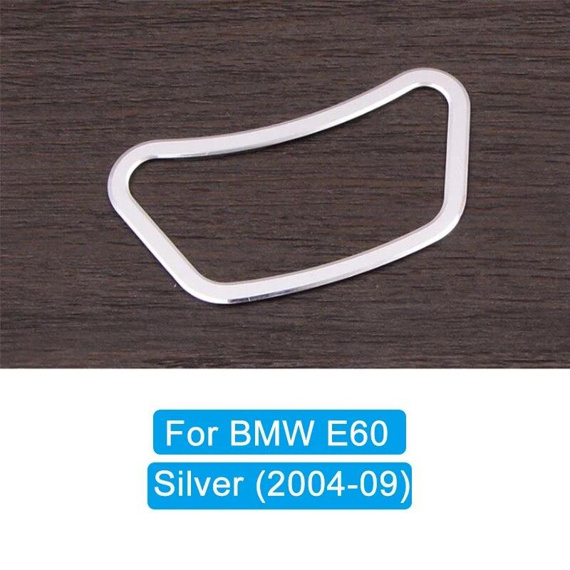 Консоль управления автомобилем, мультимедийная панель, кнопка меню, декоративная рамка, внутренние наклейки для BMW 5 серии E60, автомобильные аксессуары