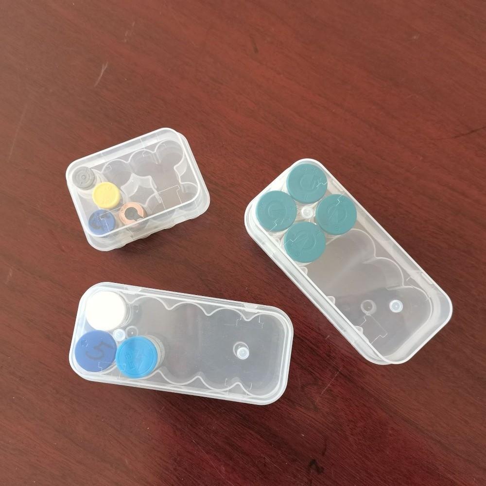 Transparent Insulin Vial Storage Case 3/5/7/10 ML Pill Vial Cooling Case Freezer Box