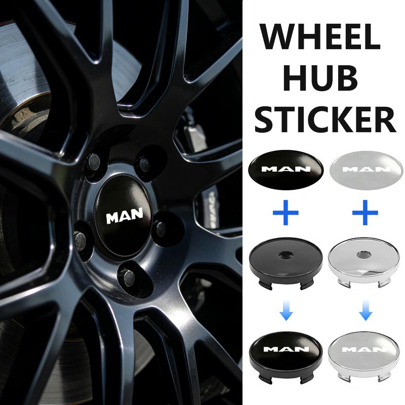 For Man Car Wheel Hub Center Cap Rim Cover Emblem Stickers Accessories TGX TGM TGA TGS TGE