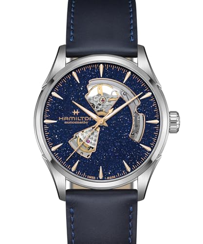 Hamilton Механические автоматические наручные часы Jazzmaster Open Heart H32705640 Genteel