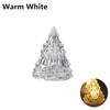 Ночной светильник Кристалл Мини Рождественская елка Беспламенный светодиодный декоративный светильник Внутренняя светодиодная лампа Рождественская вечеринка Домашний декор стола прикроватная лампа