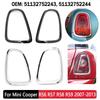 2pcs Car Tail Rear Lamp Frame Ring Sticker Decoration Tail Light Trim Cover for Mini Cooper R56 R57 R58 R59 2007-2013 Auto Parts
