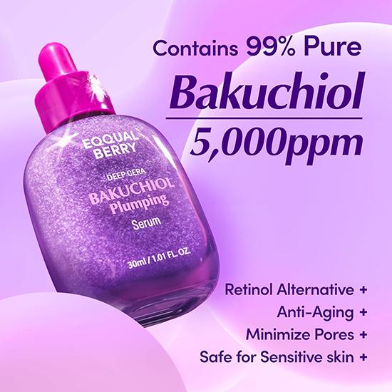 Eqqualberry Сыворотка для упругости кожи Bakuchiol 30 мл