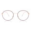 Полная оправа круглая красная розово-золотая Smartbuy коллекция Grosmorne L120 модные унисекс очки