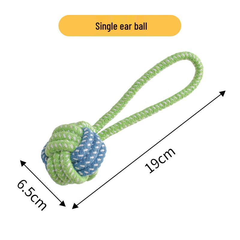 Qio Dog Slipper Molar Rope Chew Toy