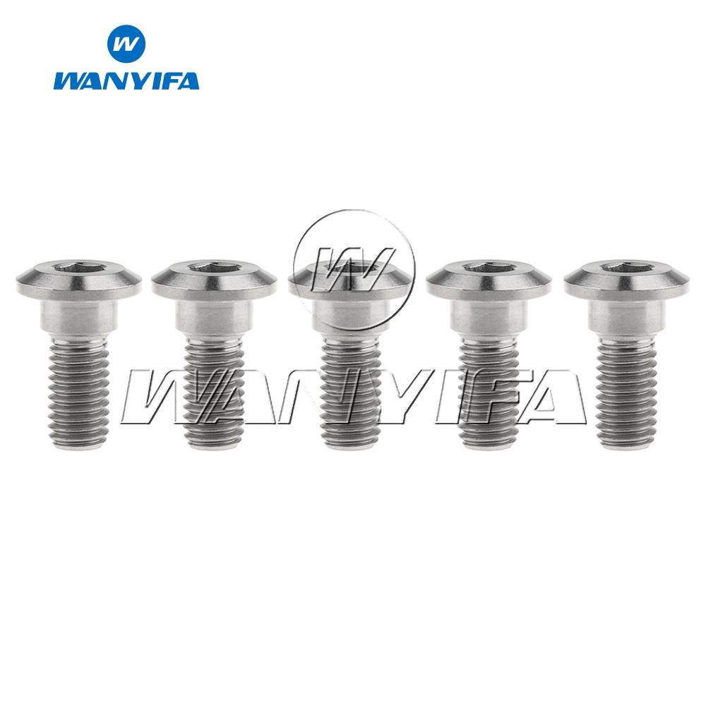 Wanyifa Titanium Bolt M8x20 22 25 30 33 35 40mm Motor Rear Brake Rotor Screw for YAMAHA Suzuki Motorcycle Accessory 5pcs