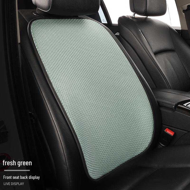 Комплект подушек для автомобильного сиденья из дышащего ледяного шелка для любого сезона, цельная конструкция с функциями вентиляции и комфорта.