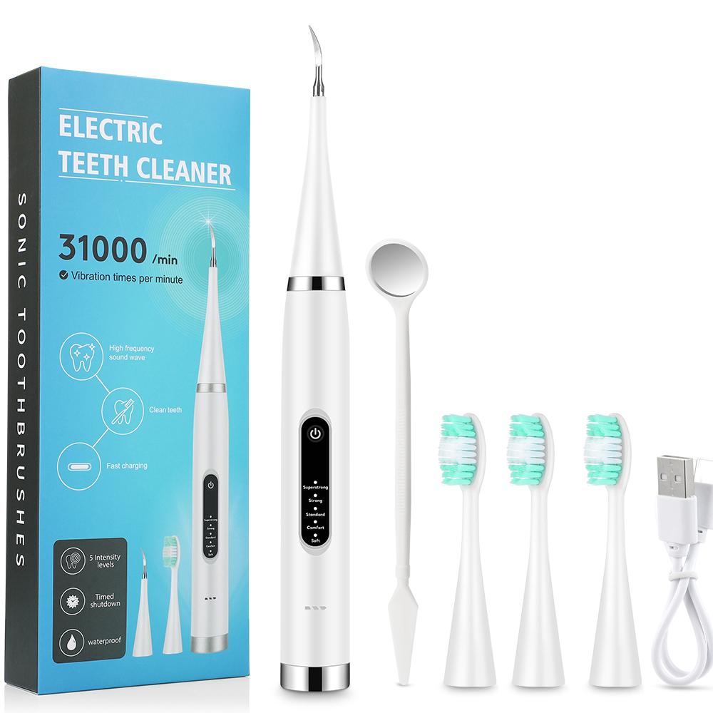Electric Teeth Cleaner Sonic Dental Scaler Calculus Plaque Stain Tartar Removal teeth cleaning Whitening Toothbrush Oral Care