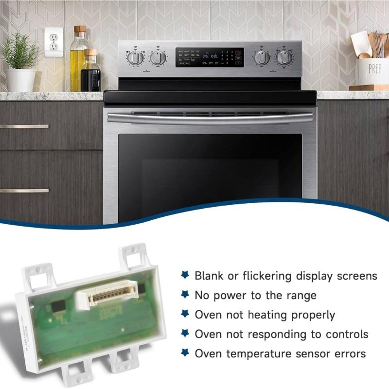 Replacement LED Panel DE07-00129A LED Screen Plastic Texture Suitable for Select Oven/Stove Models Easy Installation