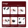 LICKER Male Glans Chastity Cage With Urethral Orifice Cock Cages Penis Head Chastity Lock 9 Size Penis Rings Erotic Accessories