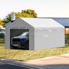 Carport Replacement Canopy Cover Top + Side Wall 6000 x 3000 mm, Garage Tent Shelter Tarp Heavy-Duty Waterproof & UV Protected, Easy Installation with