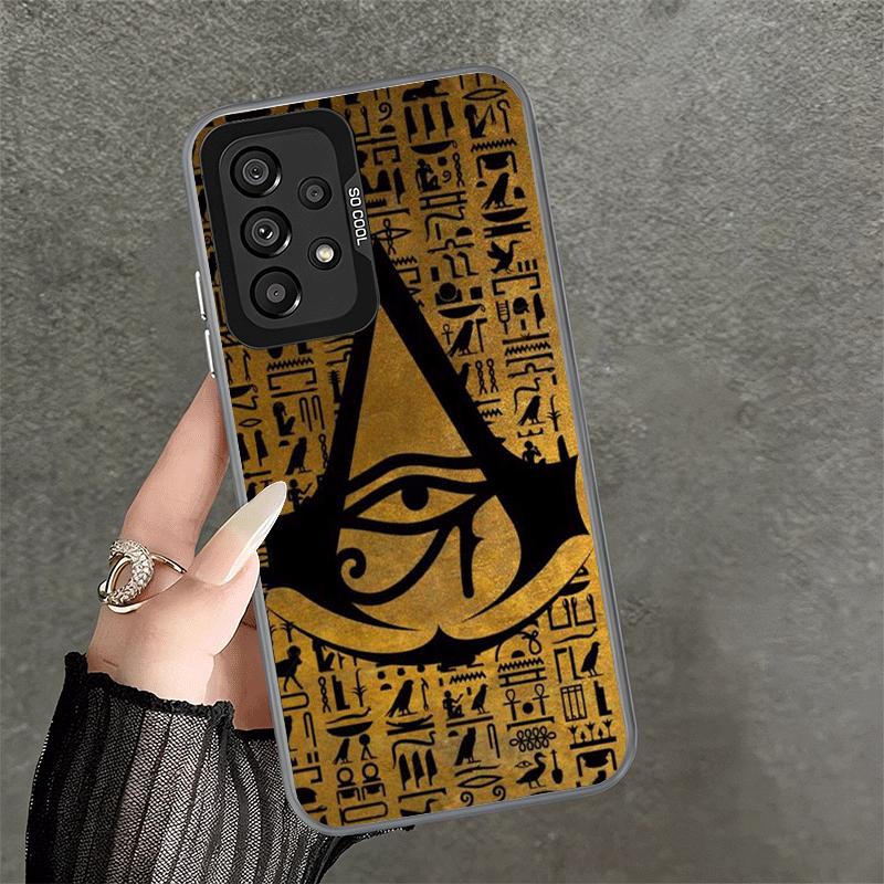 Egypt Eye of Horus Anubis Shockproof Phone Case for Samsung A17 A16 A15 A14 A37 A57 A36 A56 A26 A35 A55 A25 A34 A54 A24 A13 A23