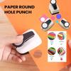 Round Punches For Paper Crafts Hole Cutter Paper Punches for Adult Child Student Kids card making custom scrapbooking Photo