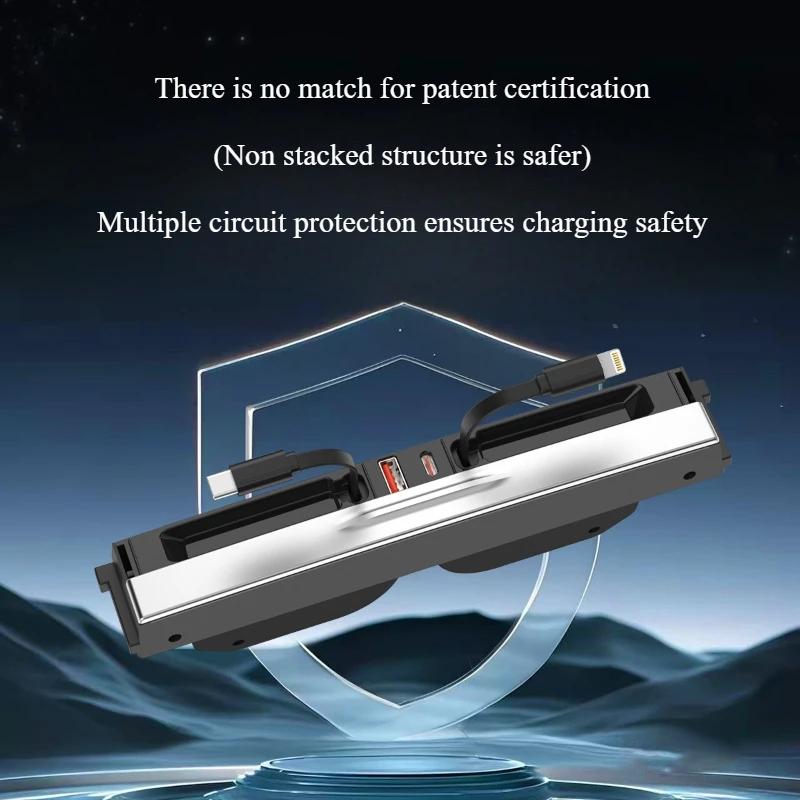 Docking Station for Tesla Model Y Juniper 2025 65W PD Hub Quick Charger USB Extension Center Console Smart Sensor New Model 3